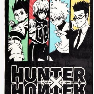 Hunter x Hunter Tonal Portrait Panels Throw